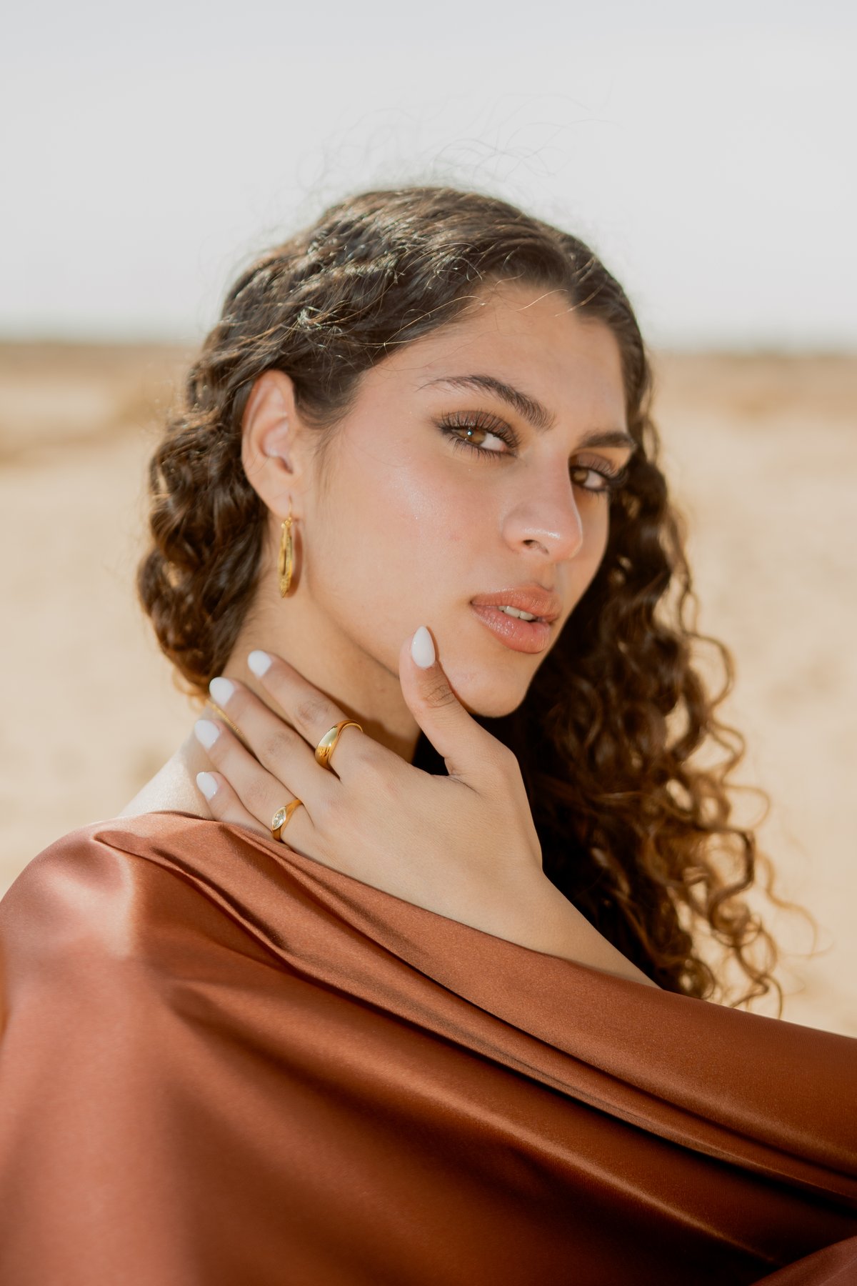 CHIFFON · golden hour, desert light